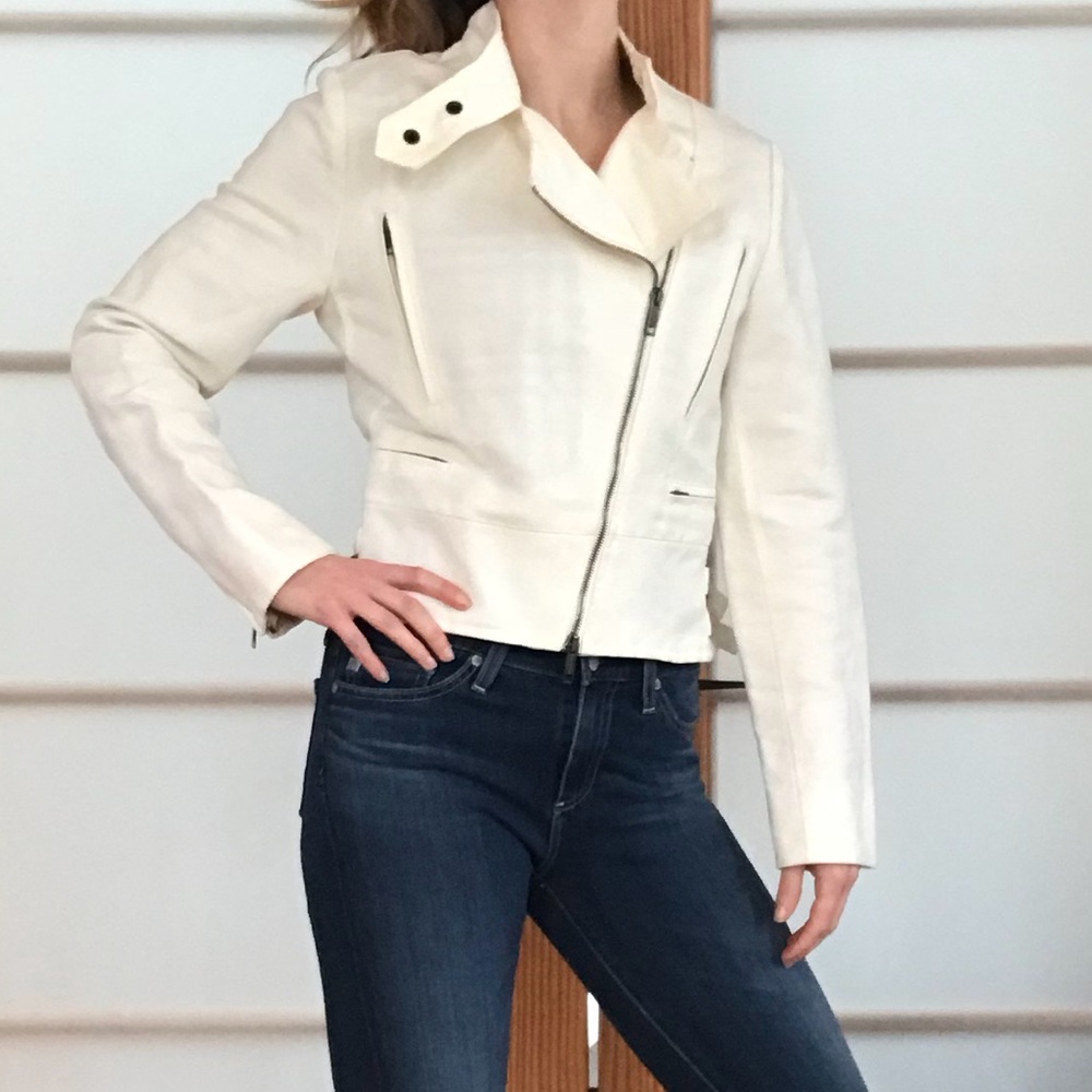 Burberry Moto Canvas Jacket Size 2